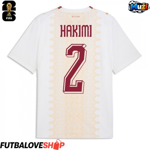 Dres Maroko Achraf Hakimi #2 Preč MS 2026 Krátky Rukáv